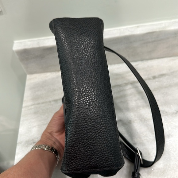 Treasure & Bond Black Leather & Suede Carly Crossbody Bag - Picture 9 of 10
